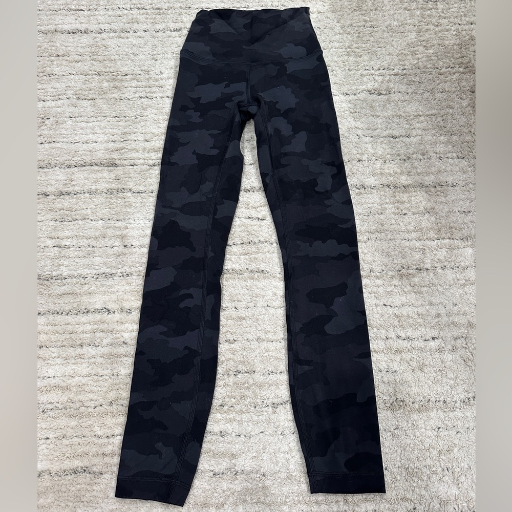 Lululemon Wunder Train High-Rise Tight 25" Black Camo - Picture 4 of 8